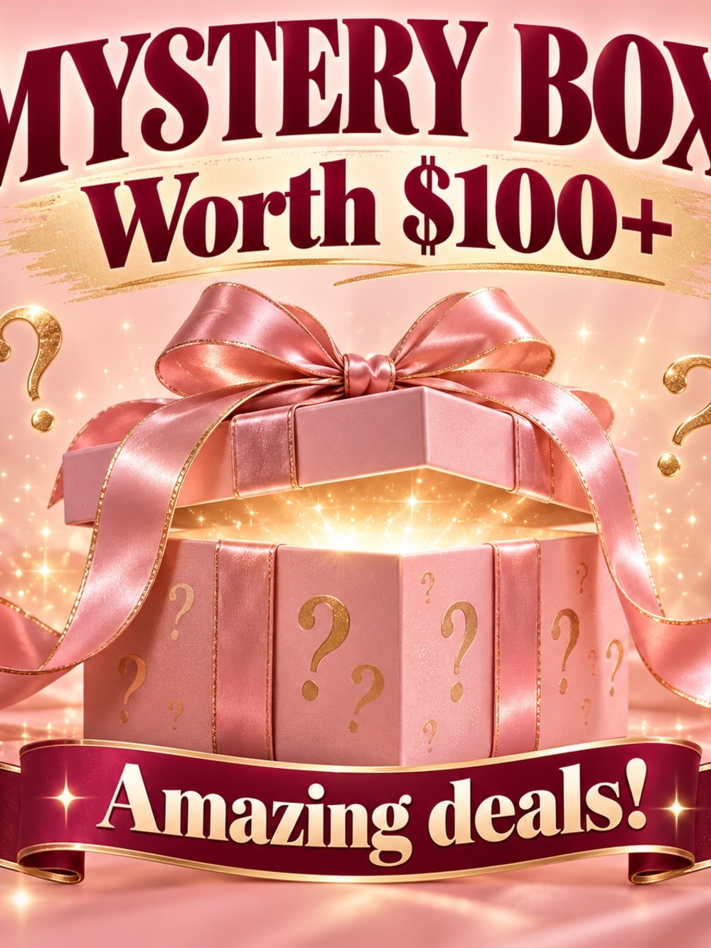 Pink Mystery Gift Box !!!